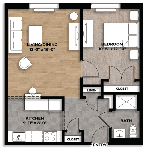 Friedrichs One Bedroom